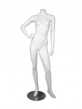 Matte White 33 Legs Apart AMKO Erica-5 Headless Female Mannequin 