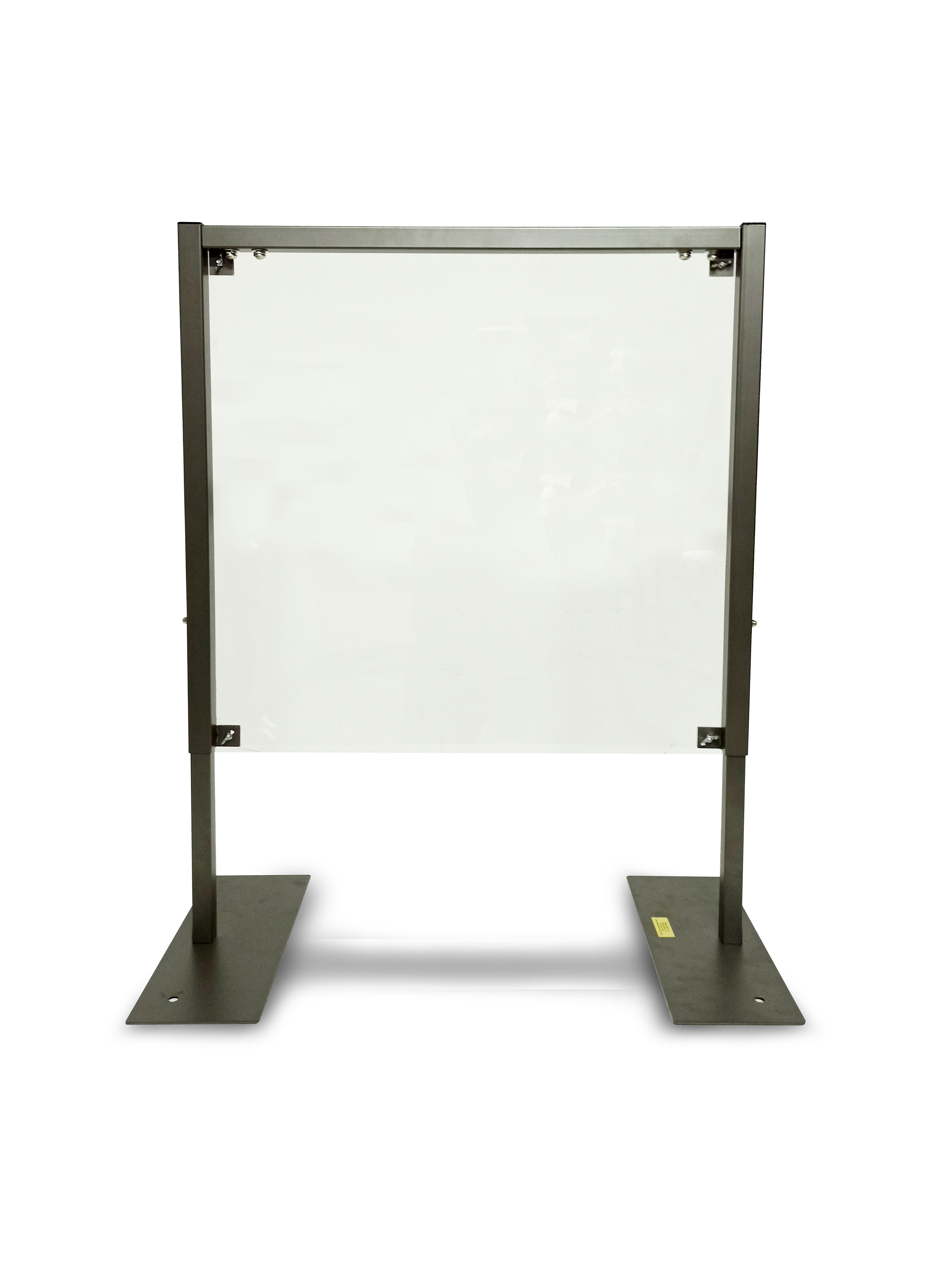 TABLETOP STEEL FRAME SNEEZE GUARD AMKO Displays